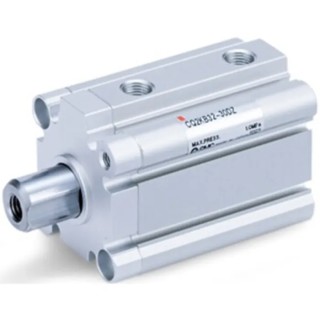 SMC 10 mm Aluminium Alloy Double Acting Pneumatic Cylinder Through Hole Mount CQ2KB16-10DM