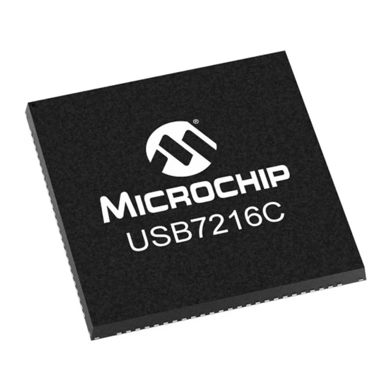 Microchip USB Hub 2-Channel, USB 3.1, 3.3V to 3.6V, 100-Pin VQFN USB7216C/KDX