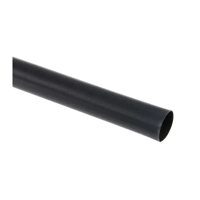 TE Connectivity Heat Shrink Tubing Polyolefin Black 9 mm Sleeve Diameter x 1.2 m Length 3:1 Ratio RNF 3000-9/3-0