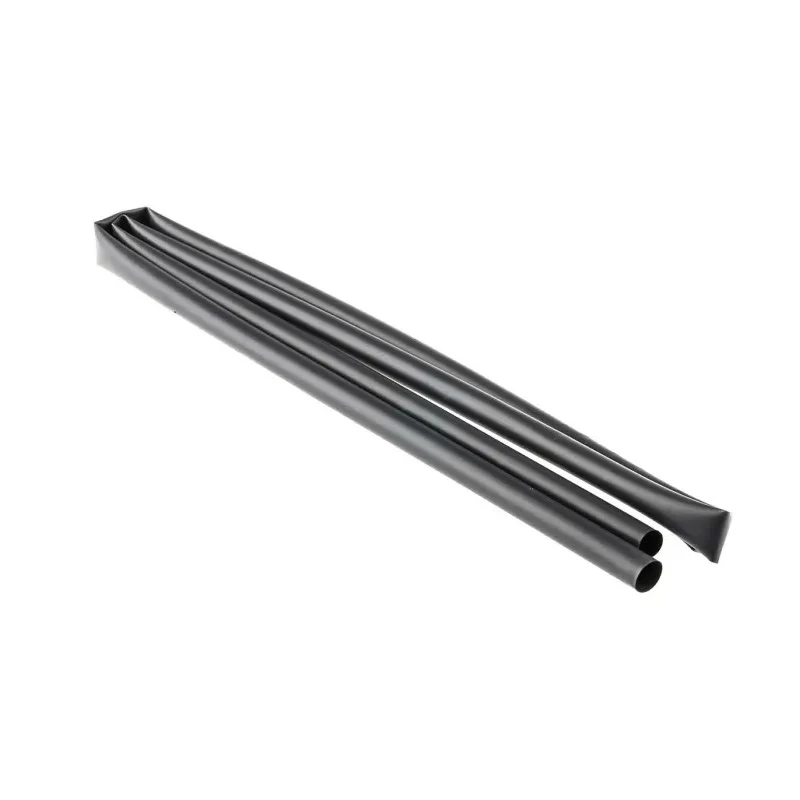 TE Connectivity Heat Shrink Tubing Polyolefin Black 9 mm Sleeve Diameter x 1.2 m Length 3:1 Ratio RNF 3000-9/3-0