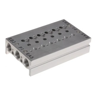 SMC SS5Y series 6 Station G Thread Die Cast Aluminium Manifold for SY3000/5000/7000 