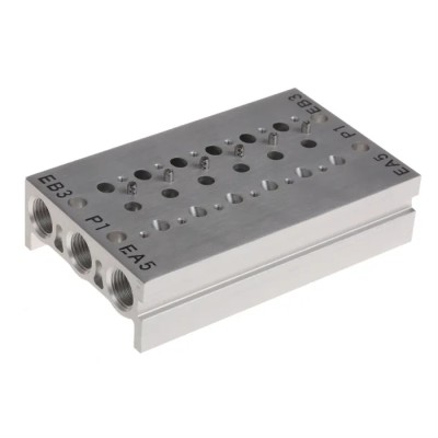 SMC SS5Y series 6 Station G Thread Die Cast Aluminium Manifold for SY3000/5000/7000 