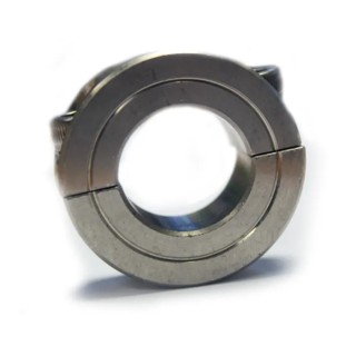 RS PRO Stainless Steel Two Piece Double Wide Shaft Collar Clamp Screw OD 28 mm W 11mm 234-6961