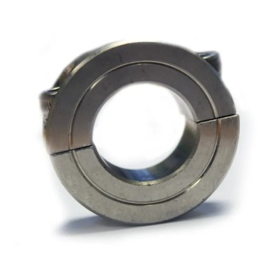 RS PRO Stainless Steel Two Piece Double Wide Shaft Collar Clamp Screw OD 28 mm W 11mm 234-6961