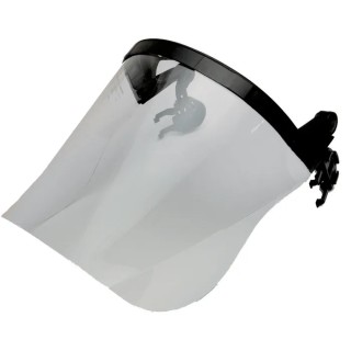 Centurion Safety Clear Acetate Visor with Face Guard Chemical Splash Resistant Face Shield S59CE 9034158