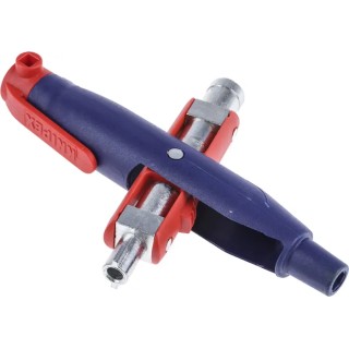 Knipex Plastic 6-way Control Cabinet Key Nickel Finish Model 00 11 07