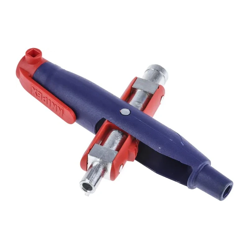 Knipex Plastic 6-way Control Cabinet Key Nickel Finish Model 00 11 07