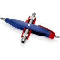 Knipex Plastic 6-way Control Cabinet Key Nickel Finish Model 00 11 07