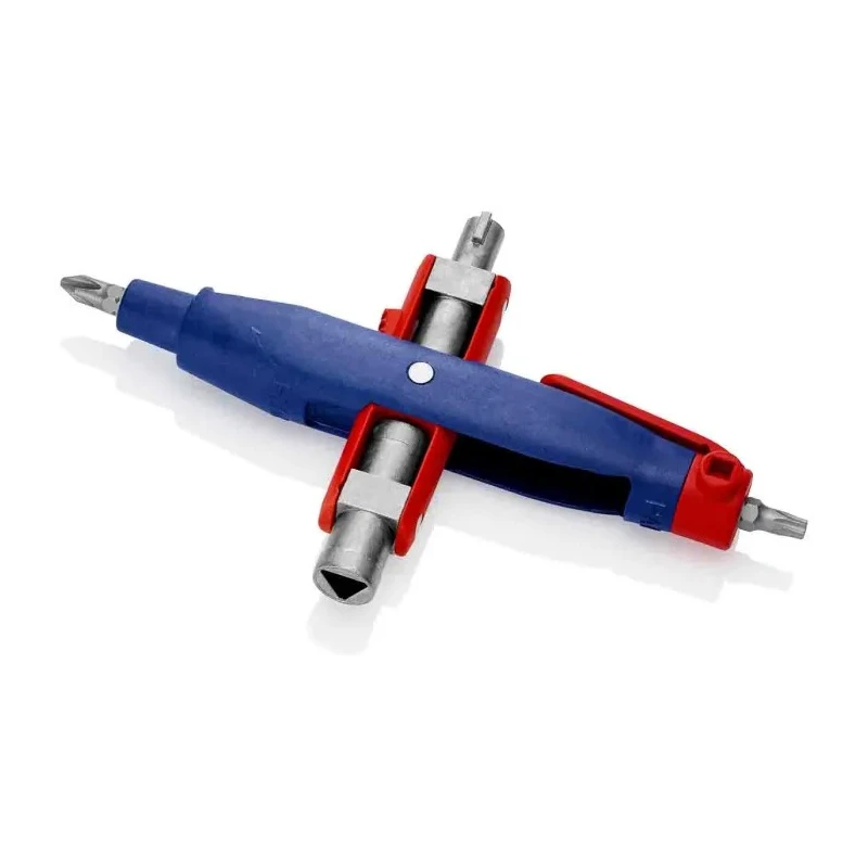 Knipex Plastic 6-way Control Cabinet Key Nickel Finish Model 00 11 07