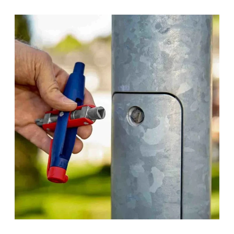 Knipex Plastic 6-way Control Cabinet Key Nickel Finish Model 00 11 07