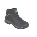 Himalayan Black Steel Toe Capped Unisex Safety Boots Size EU 43 SRC Slip-Resistant EN ISO 20345 5208-09
