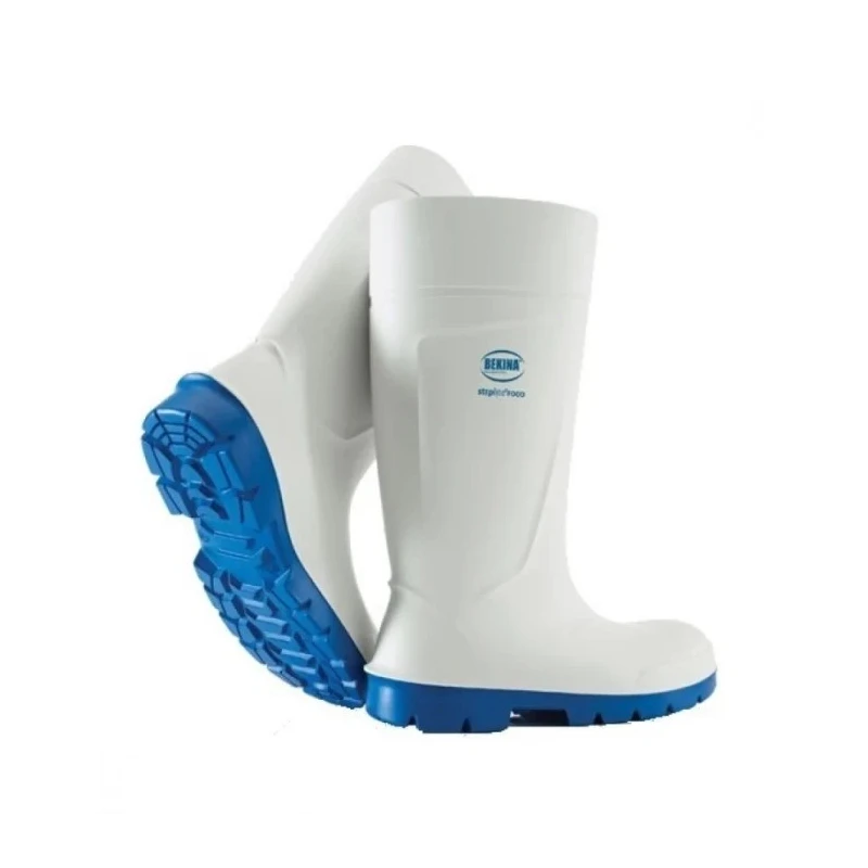 Bekina Steplite EasyGrip White Steel Toe Capped Unisex Safety Wellington Size 9 EU 43 PAN3P/1053AZ124/43