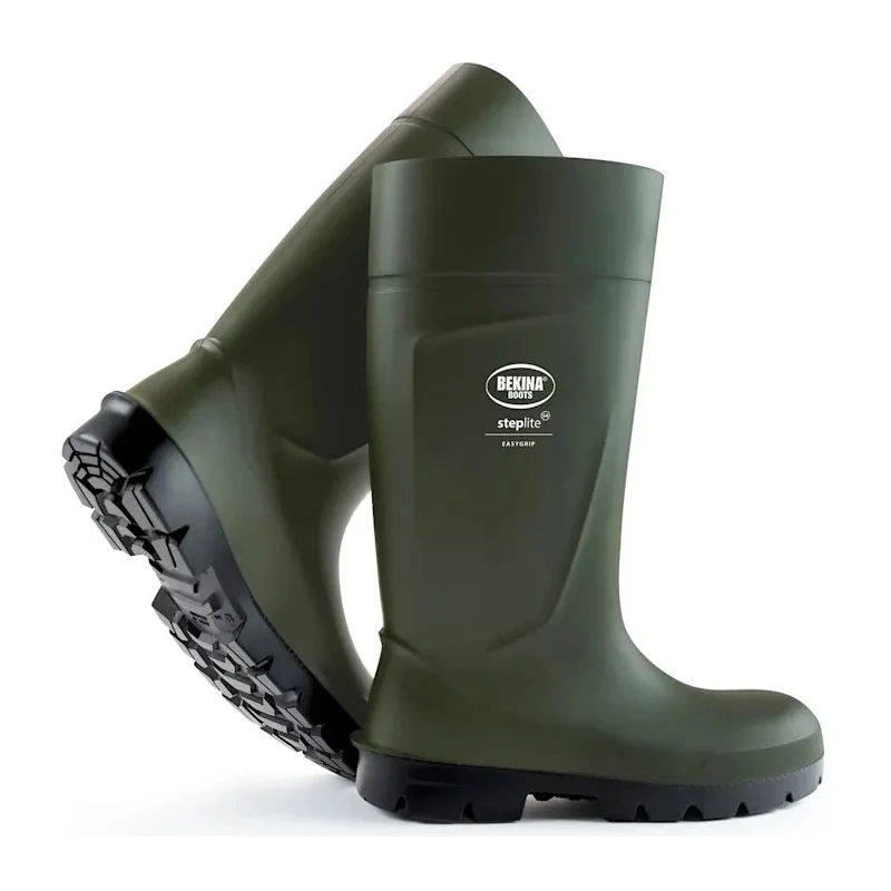 Bekina Steplite EasyGrip Steel Toe Capped Unisex Safety Wellington Size EU 42 UK 8 US 9, S4 SRC, CSA PAN3P/9180AZ122/42