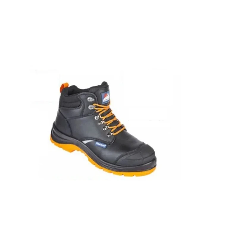 Himalayan Black Steel Toe Capped Unisex Safety Boots EU 41, EN ISO 20345:2011 B5400/07