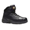 V12 Footwear Black Composite Toe Capped Men's Safety Boots Size UK 9 EU 43 SRC Slip Resistant EN ISO 20345:2011 V1920-09