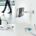 Durable Aluminium Wall Mount Tablet Stand Kit Adjustable Tilt and 360° Rotation 7-13 Inch Tablets 893423