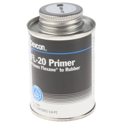 ITW Devcon Orange Flexane Bottle Adhesive Primer for use with Wood, Concrete, Metals, Fibreglass, Rubber, 112 g 15985