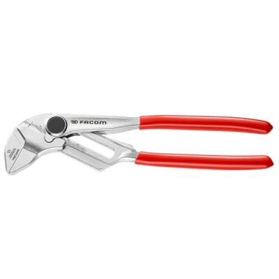 Facom 1-Piece Plier Wrench Angled Head 250mm Overall Length PWF250GPF