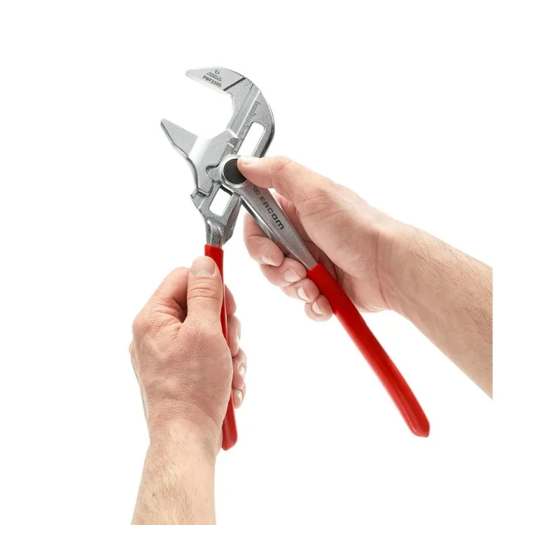 Facom 1-Piece Plier Wrench Angled Head 250mm Overall Length PWF250GPF