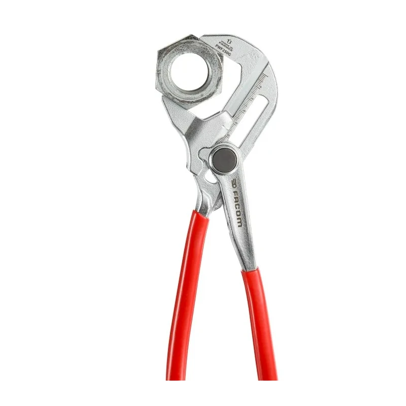 Facom 1-Piece Plier Wrench Angled Head 250mm Overall Length PWF250GPF