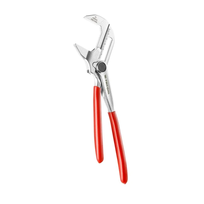 Facom 1-Piece Plier Wrench Angled Head 250mm Overall Length PWF250GPF