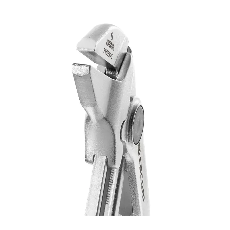 Facom 1-Piece Plier Wrench Angled Head 250mm Overall Length PWF250GPF