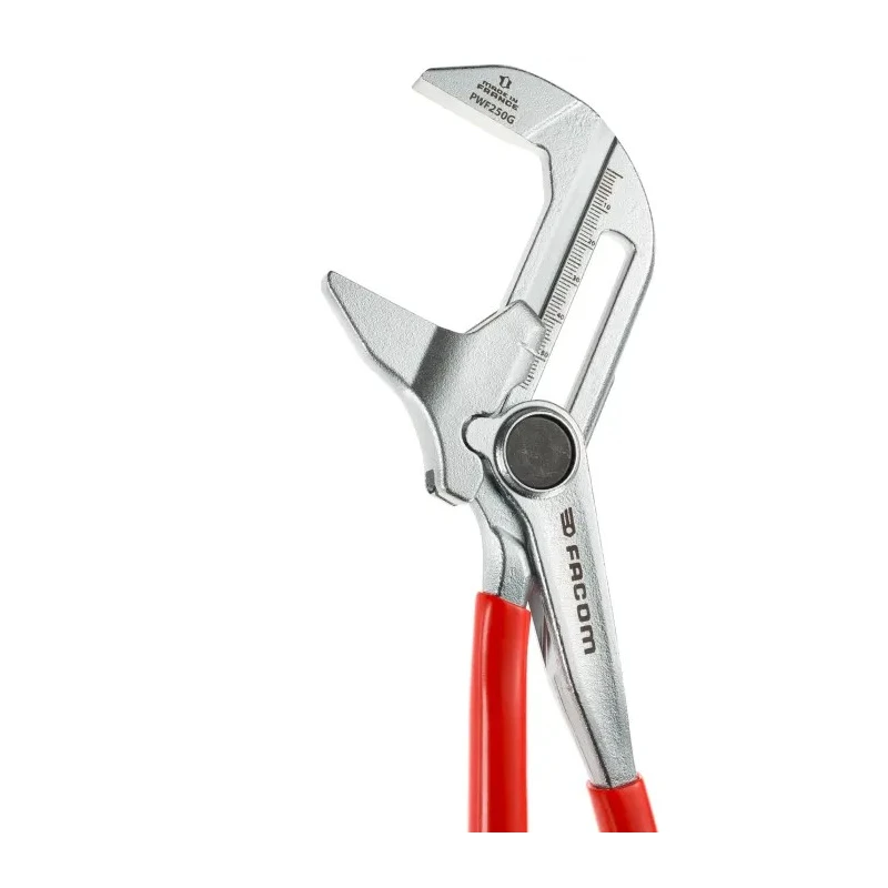 Facom 1-Piece Plier Wrench Angled Head 250mm Overall Length PWF250GPF