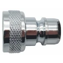 RS PRO Hose Connector 11 mm ID, 35 bar Chrome Plated Brass BSPP Thread 234-9562