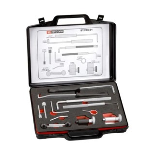 Facom 13 Piece Automotive Tool Kit Vag Timing Kit-Diesel Engines No.1 with Plastic Case DT.VAG-D1