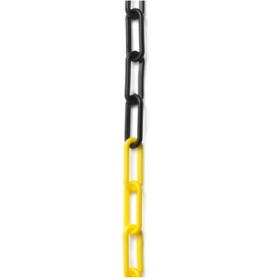 Facom Yellow and Black Safety Barrier Chain, 25 m Length EV.CH