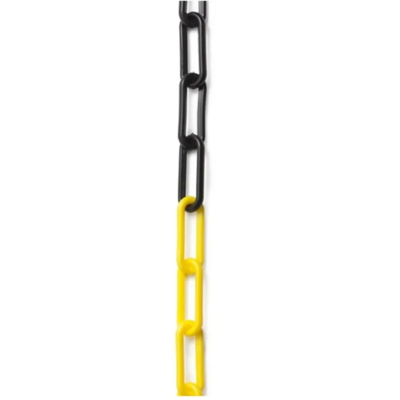 Facom Yellow and Black Safety Barrier Chain, 25 m Length EV.CH