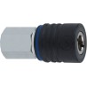 RS PRO Zinc Plated Steel Pneumatic Quick Connect Coupling 1/4 in Female G 235-1082