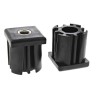 RS PRO Heavy Duty Square Nylon Tube Insert Nylon Body Brass Nickel Plated Bush 235-1013