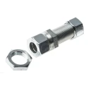 Parker Hydraulic Fitting 24° Angle Stainless Steel Steel Brass Zinc Plated Chromium Finish 15mm Hose ID SV15LCF