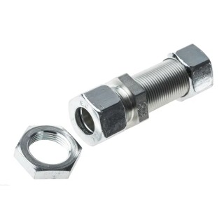 Parker Hydraulic Fitting 24° Angle Stainless Steel Steel Brass Zinc Plated Chromium Finish 15mm Hose ID SV15LCF