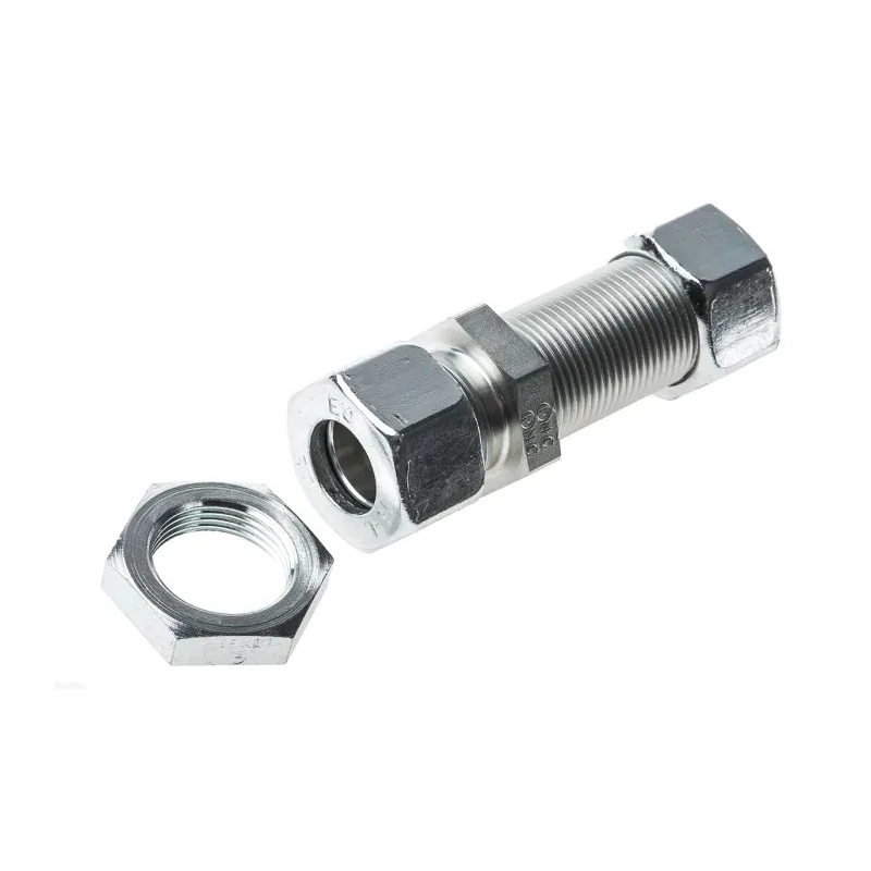 Parker Hydraulic Fitting 24° Angle Stainless Steel Steel Brass Zinc Plated Chromium Finish 15mm Hose ID SV15LCF