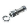 Parker Hydraulic Fitting 24° Angle Stainless Steel Steel Brass Zinc Plated Chromium Finish 15mm Hose ID SV15LCF