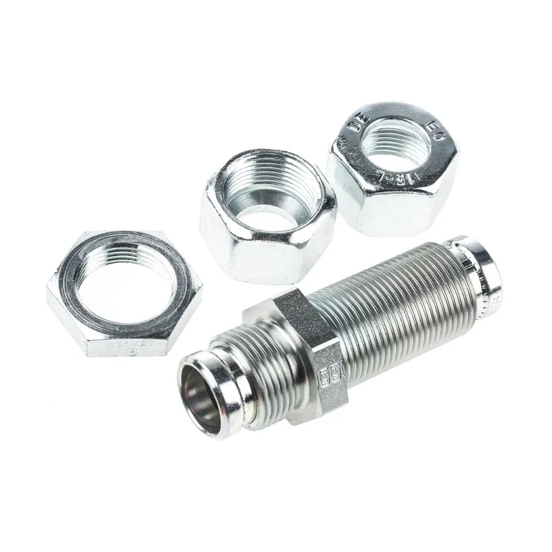 Parker Hydraulic Fitting 24° Angle Stainless Steel Steel Brass Zinc Plated Chromium Finish 15mm Hose ID SV15LCF