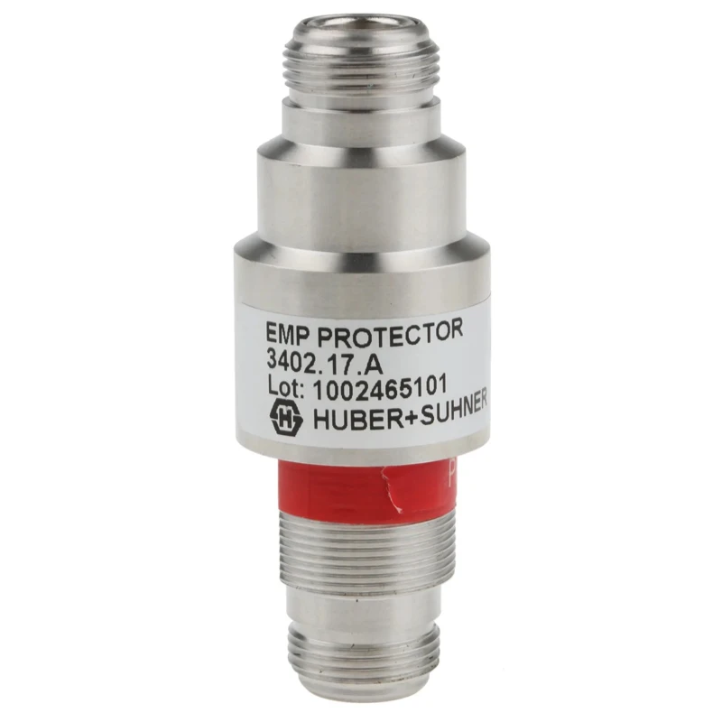 Huber+Suhner Surge Suppressor Unit 230V Maximum Voltage Rating 20 kA Maximum Surge Current EMP Protector 3402.17.A