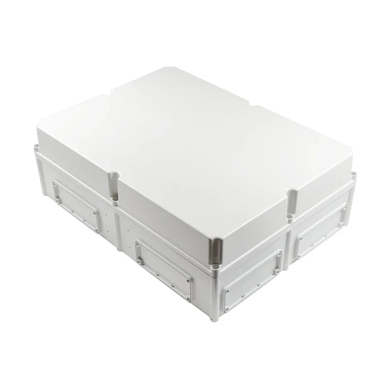 Fibox Flanged EK Series Grey Polycarbonate Enclosure IP66 IP67 IK08 250mm x 760mm x 560mm EKWH 250 G + EKUVT (X2)