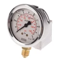WIKA Stainless Steel 63 mm Diameter G 1/4 Male Pressure Gauge 0-100 bar Accuracy ±1.6% Model 9626935