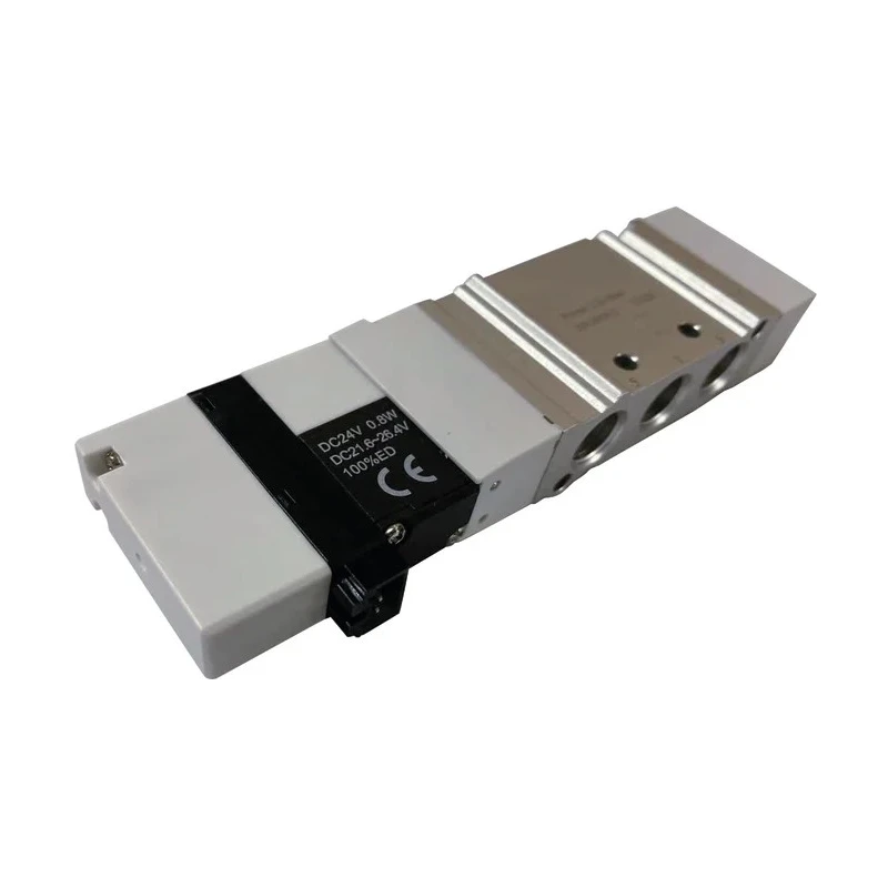 RS PRO Pneumatic Solenoid Valve - 5/2 Solenoid/Spring Function, Manifold Mount, G 1/8 Port, 24V 0.8W SV Series 235-1283
