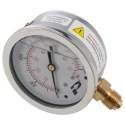 RS PRO 63 mm BSP 1/4 in Bottom Entry Pressure Gauge 1000 psi 235-1291