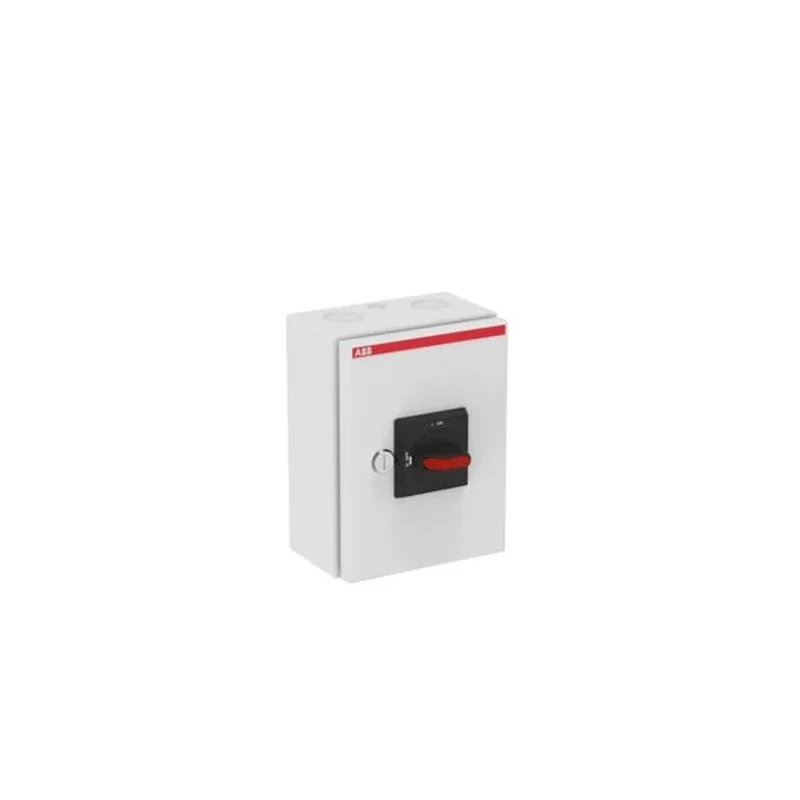 ABB 4-Pole Switch Disconnector IP65, 25A, 9 kW, Screw Clamp Terminals, Black Handle OTL Series IP65