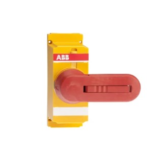 ABB Black Rotary Handle Direct Mount Handle 100 mm OSVY Series 1SCA022779R5830