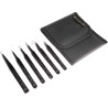 Bernstein Steel ESD Safe Precision Tweezer Set 6 Pieces Anti-Magnetic Anti-Acid DIN EN 61340 Series 5-060