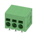 Phoenix Contact SPT 2.5/3-H-5.0 Series PCB Terminal Block, 3-Contact, 5 mm Pitch, 1 Row, 400V, 24A, Polyamide Housing 1990986
