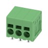 Phoenix Contact SPT 2.5/3-H-5.0 Series PCB Terminal Block, 3-Contact, 5 mm Pitch, 1 Row, 400V, 24A, Polyamide Housing 1990986