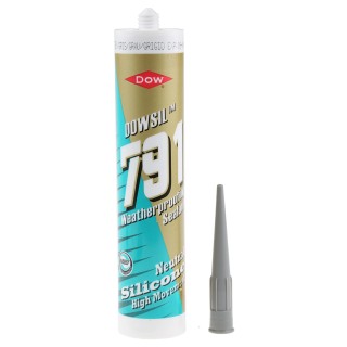 Geocel Weatherproofing Silicone Sealant Grey Paste 310 ml Cartridge 6011019