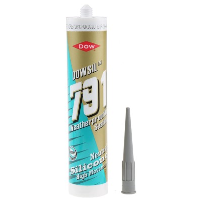 Geocel Weatherproofing Silicone Sealant Grey Paste 310 ml Cartridge 6011019